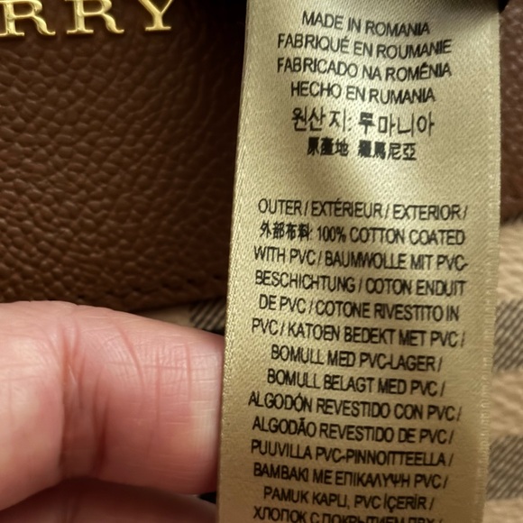 Burberry Hymarket Harris Crossbody Bag - Picture 11 of 14